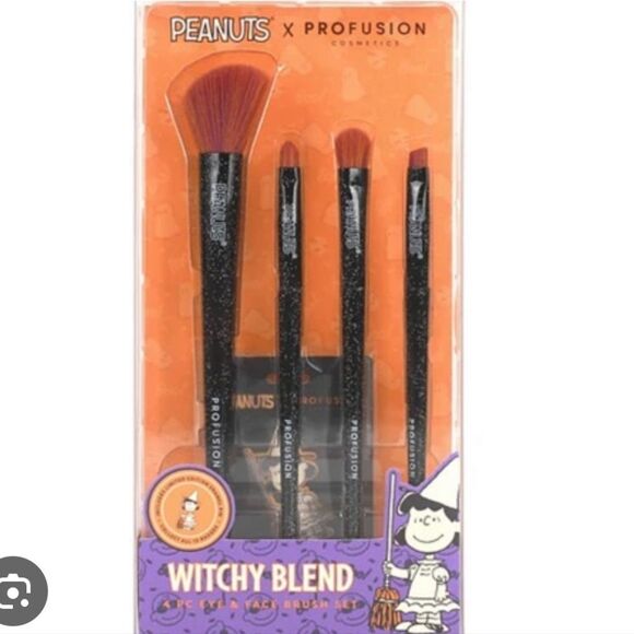 Profusion Cosmetics X Peanuts Witchy Blend 4-PC Brush Set - Picture 9 of 9